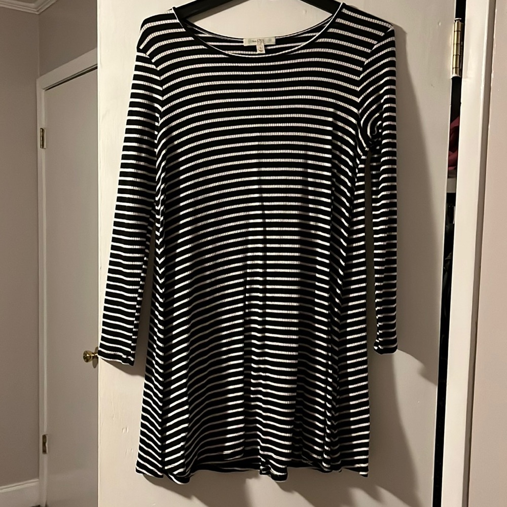 Love, Fire large striped dress
